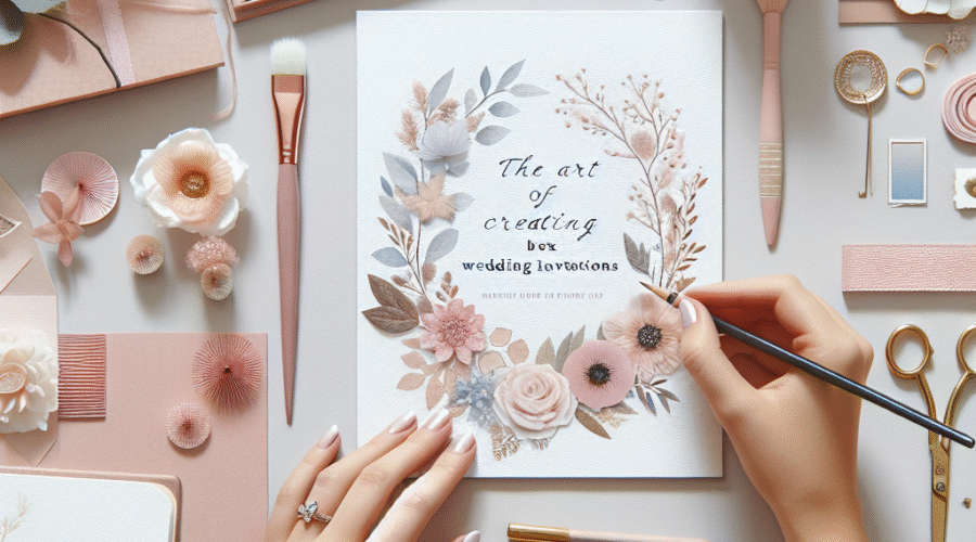 The Art of Creating Bespoke Wedding Invitations